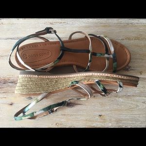 Anthropologie NWT Corso Como espadrille wedge